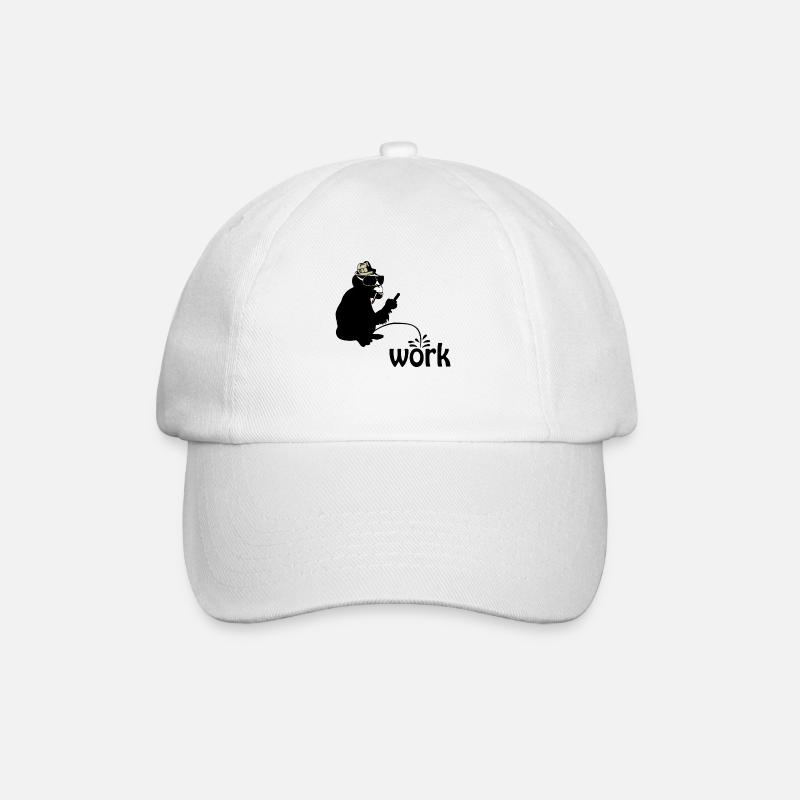 rentner - Baseballkappe - Weiß/Weiß
