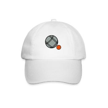 petanque boule sport17 - Casquette classique - blanc/blanc - Devant