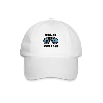 Malle 2018 - Baseballkappe - Weiß/Weiß - Vorne