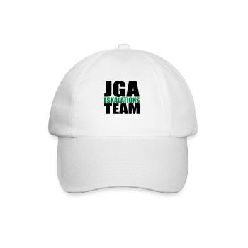JGA Eskalation Junggesellen-Abschied Fun - Baseballkappe - Weiß/Weiß - Vorne
