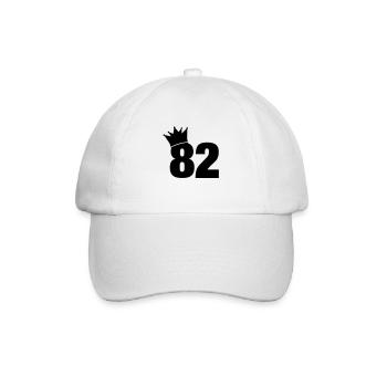 82_krone_f1 - Baseballkappe - Weiß/Weiß - Vorne