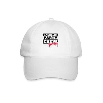 Bachelor Party Crew Member - Casquette classique - blanc/blanc - Devant