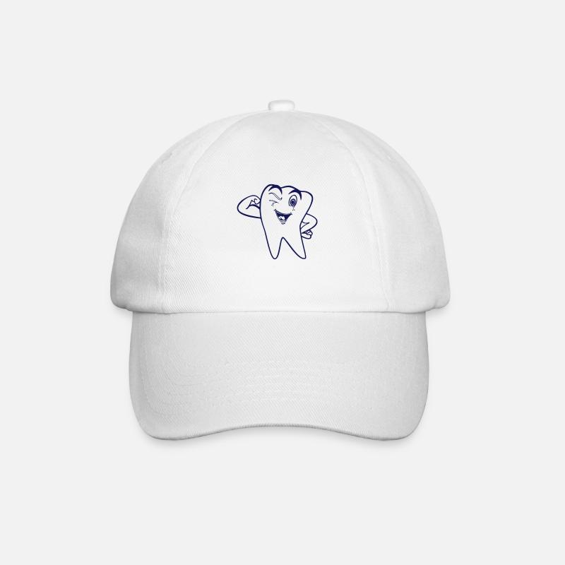 Zahn Kraft Sport - Baseballkappe - Weiß/Weiß