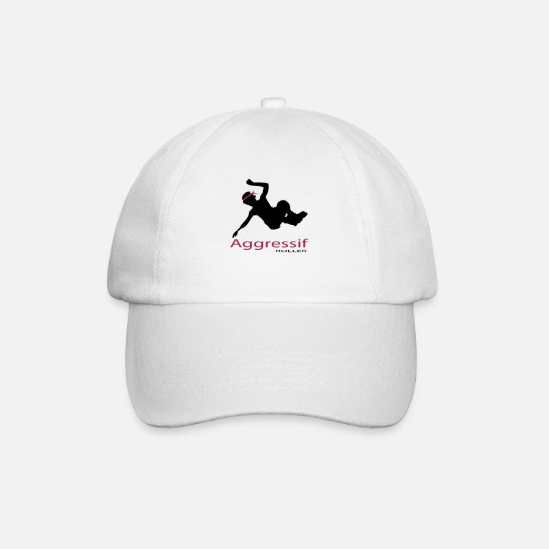 Roller Agressif - Casquette classique - blanc/blanc