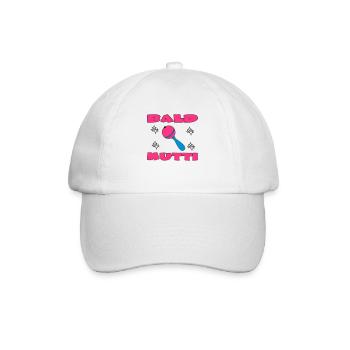 Bald mutti - Baseball Cap - white/white - Front
