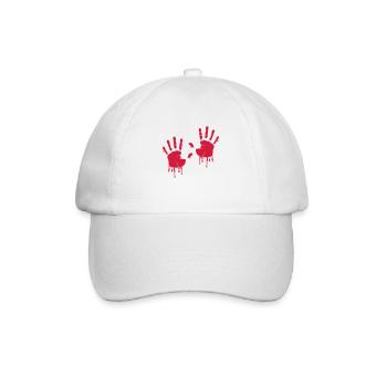 blutende_haende - Baseball Cap - white/white - Front