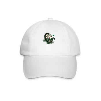 Dartscheibe Weil ich's kann - Dartsport Bullseye - Baseballkappe - Weiß/Weiß - Vorne