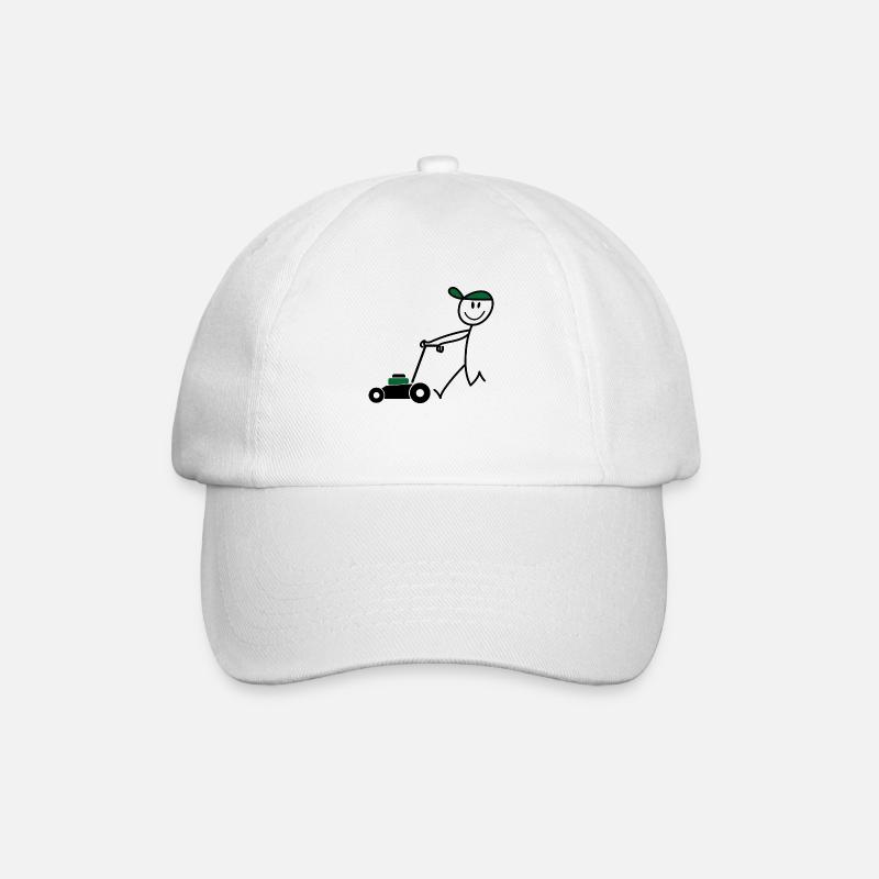 Tondeuses à gazon - Casquette classique - blanc/blanc