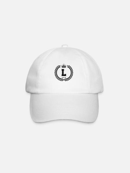 wappen L - Baseballkappe - Weiß/Weiß