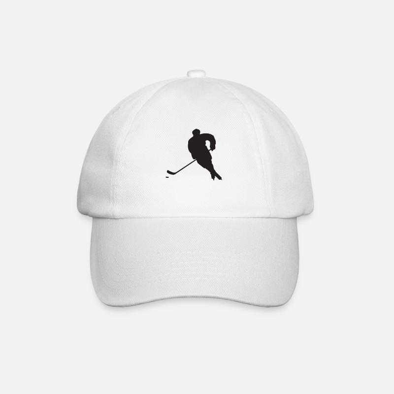 Eishockey - Baseballkappe - Weiß/Weiß