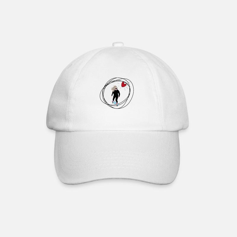 Surfskate - Baseballkappe - Weiß/Weiß