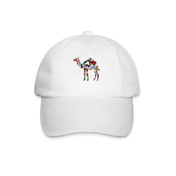 Chameau - Casquette classique - blanc/blanc - Devant
