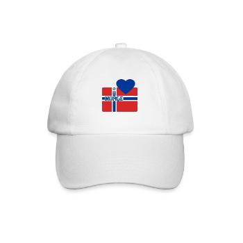 Norway - Baseball Cap - white/white - Front