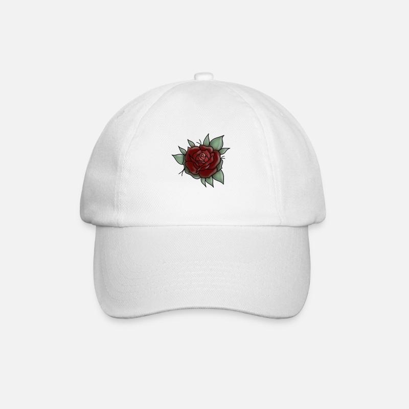 Rose - Casquette classique - blanc/blanc
