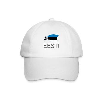 eesti - Baseball Cap - white/white - Front
