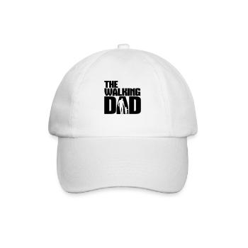 The walking DAD! - Baseball Cap - white/white - Front