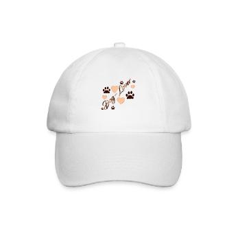 Sunny Doglover - Baseballkappe - Weiß/Weiß - Vorne