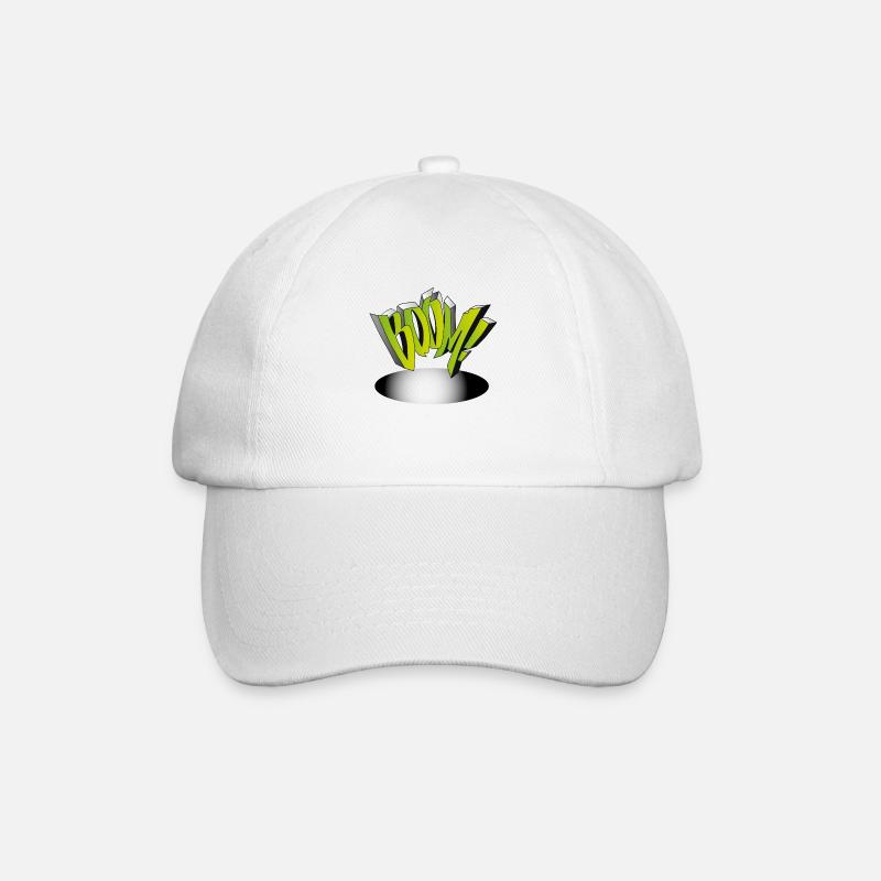 erster comic peng green hier cool LOL shrek - Baseballkappe - Weiß/Weiß
