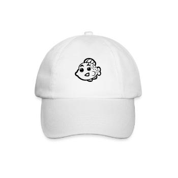 Poisson Sourire Vecteur Sourire Poisson - Casquette classique - blanc/blanc - Devant