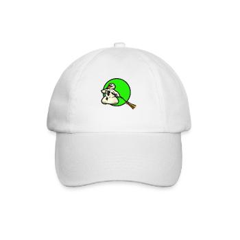 the mad snowman - Baseballkappe - Weiß/Weiß - Vorne