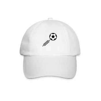Fußball Soccer - Baseballkappe - Weiß/Weiß - Vorne