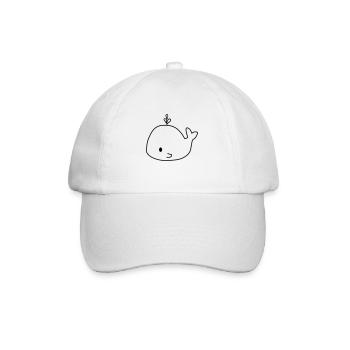 Sweet whale - Baseball Cap - white/white - Front