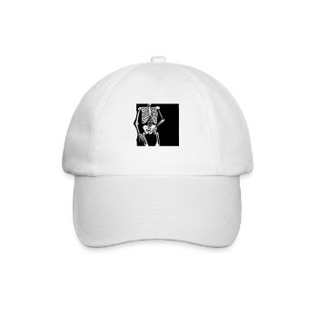 Squelette - Casquette classique - blanc/blanc - Devant