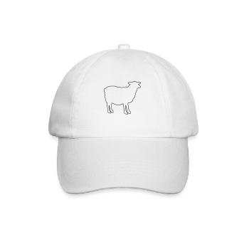 Sheep - Baseball Cap - white/white - Front