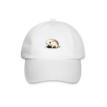 Axolotl - Baseball Cap - white/white - Front