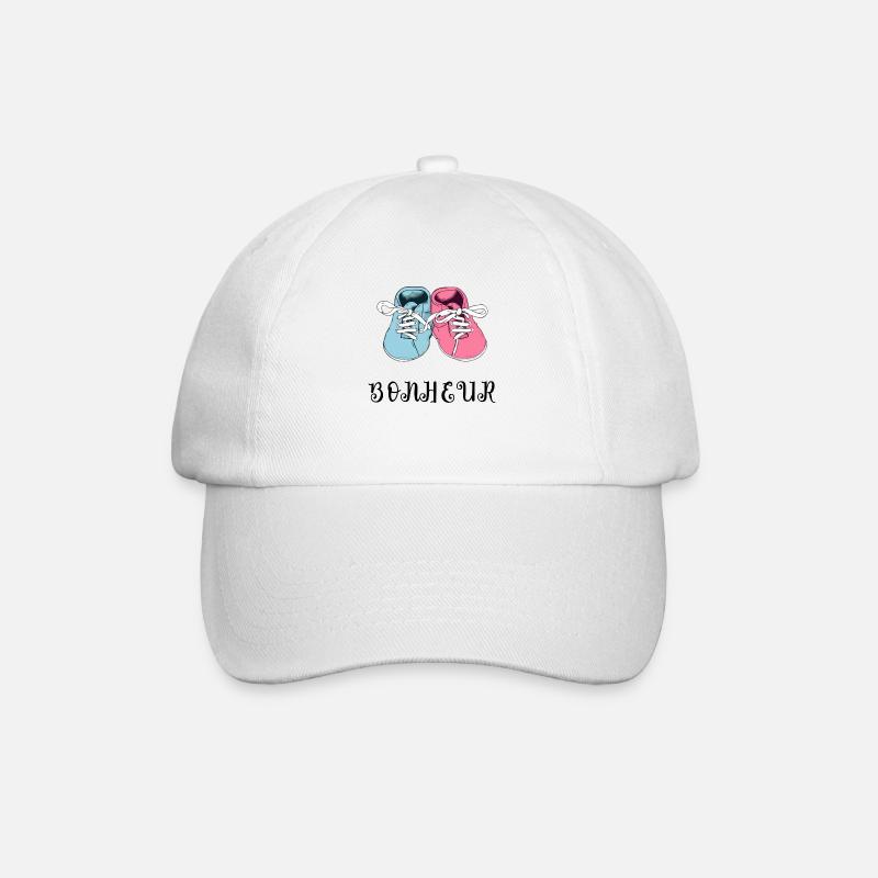 Bonheur de chaussons - Casquette classique - blanc/blanc