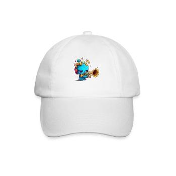 Art de la trompette - Casquette classique - blanc/blanc - Devant