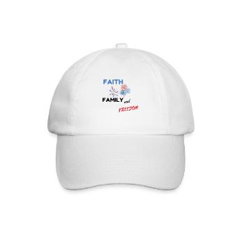 4th Of July Boom Y'all With Red And Blue Fireworks - Casquette classique - blanc/blanc - Devant