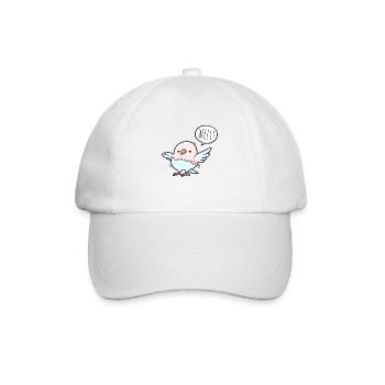 The Serene Bird - Baseball Cap - white/white - Front
