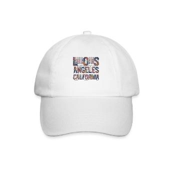 La usa plage été océan vagues de la mer californie - Casquette classique - blanc/blanc - Devant