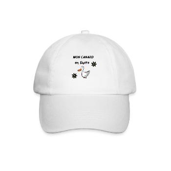 Mon canard en sucre - Casquette classique - blanc/blanc - Devant
