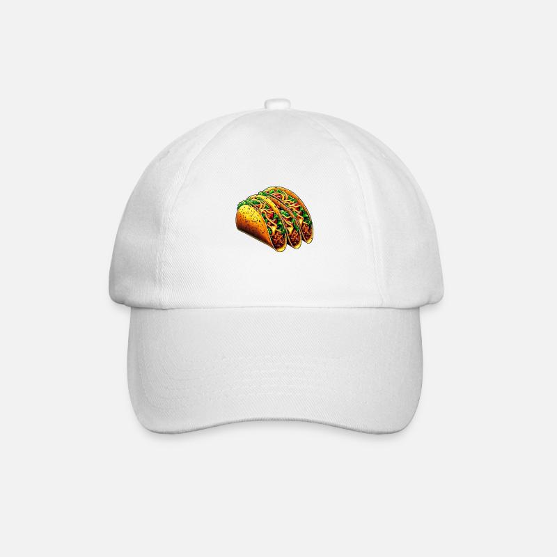 Taco - Baseballkappe - Weiß/Weiß
