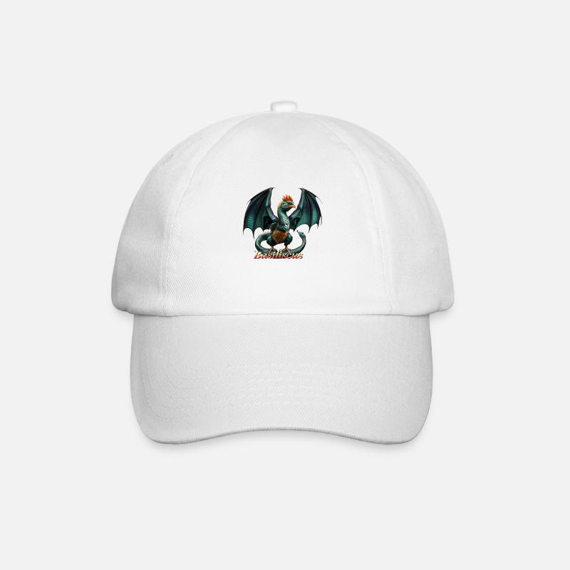 Basilic Dragon maléfique - Casquette classique - blanc/blanc