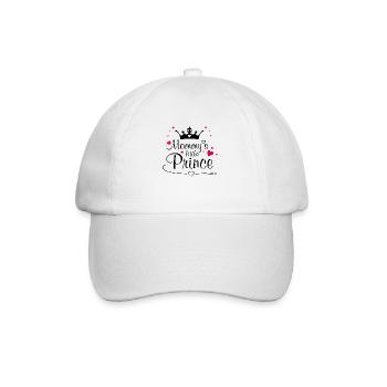 Le prince de maman - Casquette classique - blanc/blanc - Devant