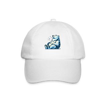 Ours de glace cool - Casquette classique - blanc/blanc - Devant