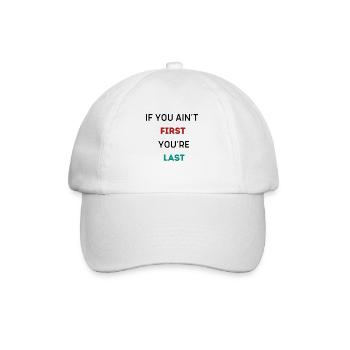SI TU N’ES PAS LE PREMIER, TU ES LE DERNIER - Casquette classique - blanc/blanc - Devant