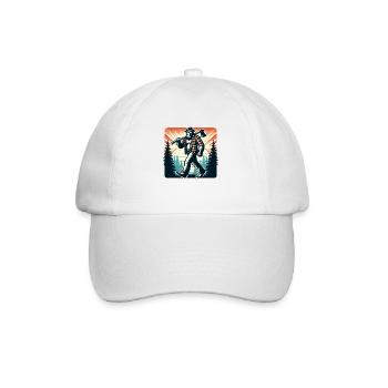 Holzfäller Forstwirt Bigfoot - Baseballkappe - Weiß/Weiß - Vorne