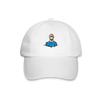 Eskimo Girl Floe - Baseball Cap - white/white - Front