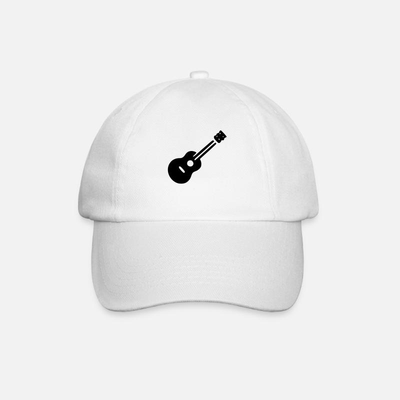 Guitare - Casquette classique - blanc/blanc