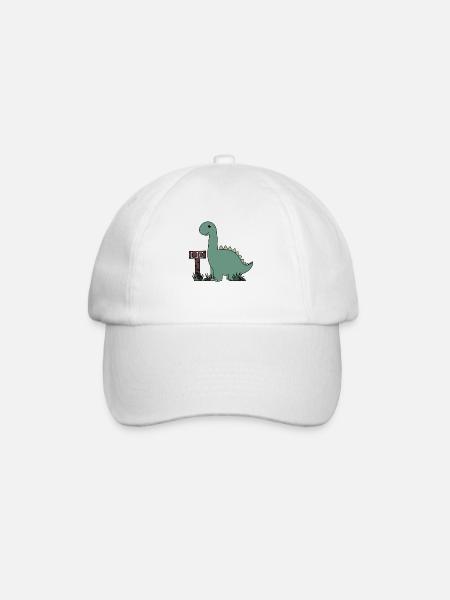 Dino Lio - Baseballkappe - Weiß/Weiß
