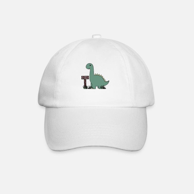 Dino Lio - Baseballkappe - Weiß/Weiß