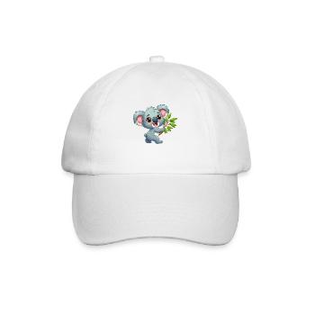 Koala - Baseball Cap - white/white - Front