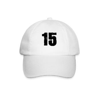 15 - Baseball Cap - white/white - Front