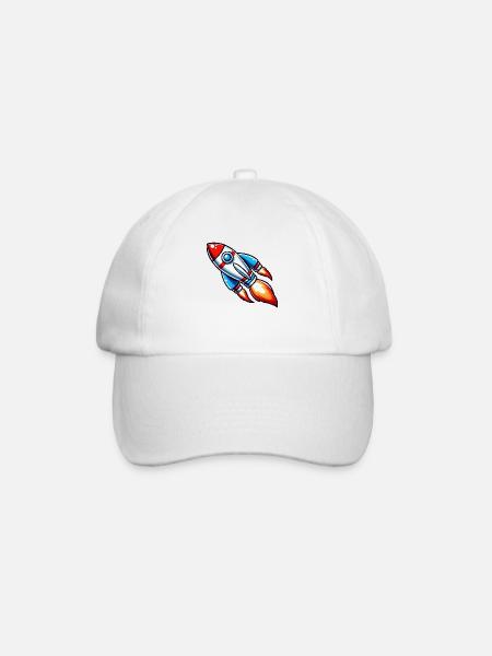 fusée - Casquette classique - blanc/blanc
