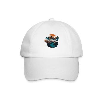 Buchenhandwerk - Baseballkappe - Weiß/Weiß - Vorne