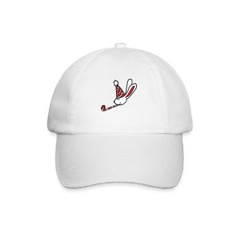 Bunny Birthday Years Old Gift Towel Party Hat - Baseball Cap - white/white - Front